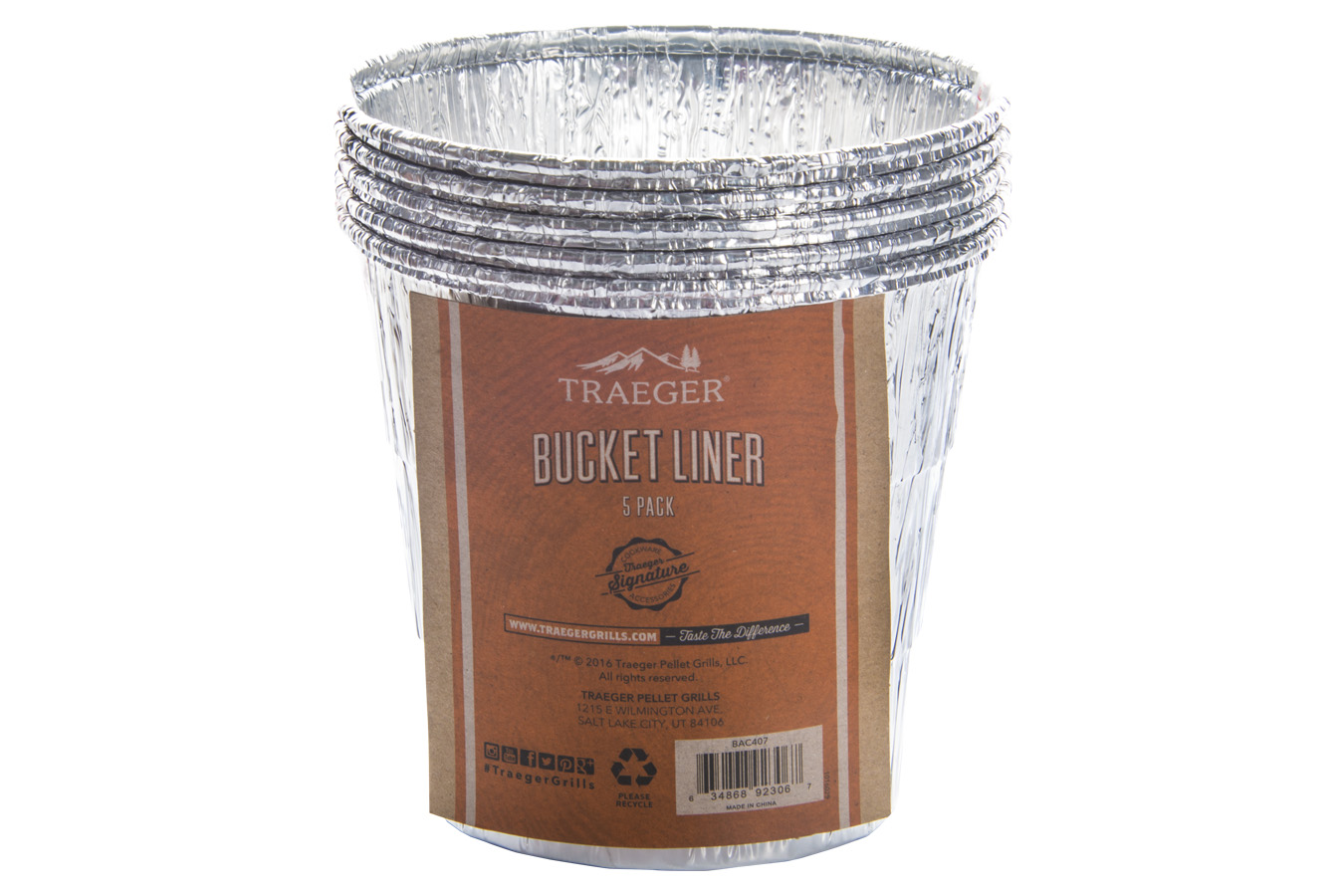 GREASE BUCKET LINER 5 PACK (ALL FULL SIZE GRILLS)