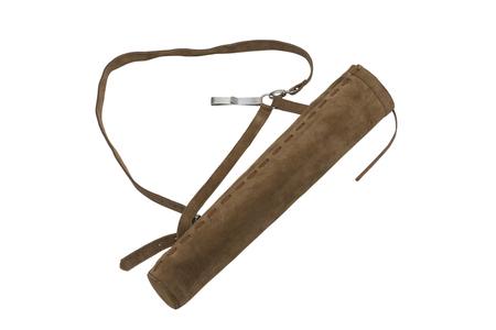 TRADITIONAL SUEDE HIP/BACK QUIVER RH/LH