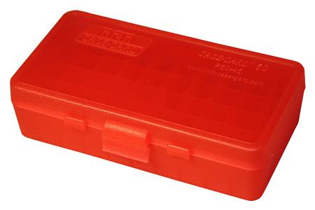 MTM 40/45/10MM CAL 50 ROUND FLIP-TOP AMMO BOX