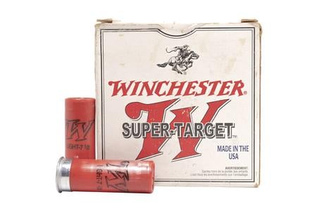 Winchester 12 Gauge 2-3/4 Inch 1-1/8 oz #7.5 Shot Super Target Police Trade Ammo 25/Box
