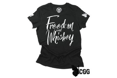 FREEDOM AND WHISKEY SS TEE