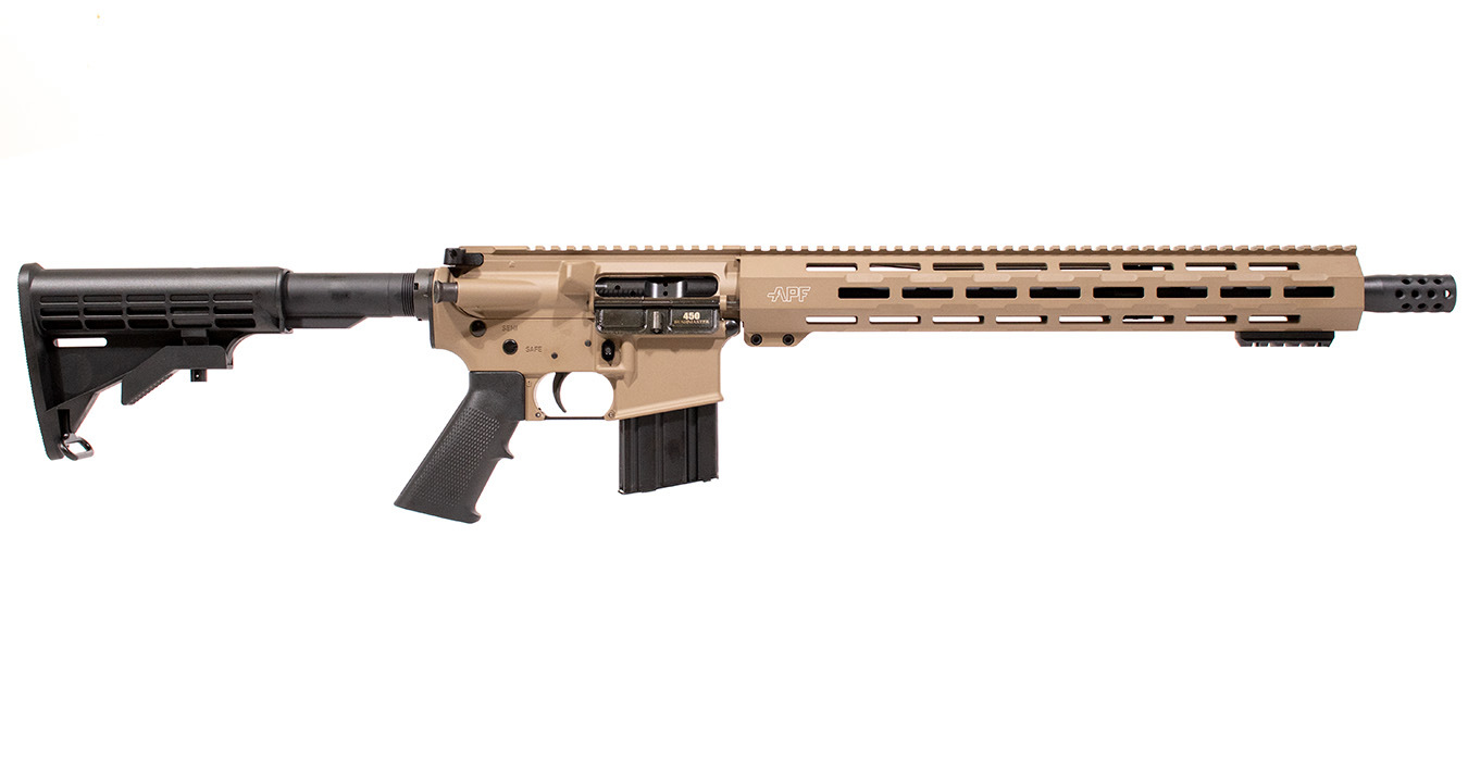 Alex Pro Firearms APF-15 450 Bushmaster Rifle with FDE Finish and ...
