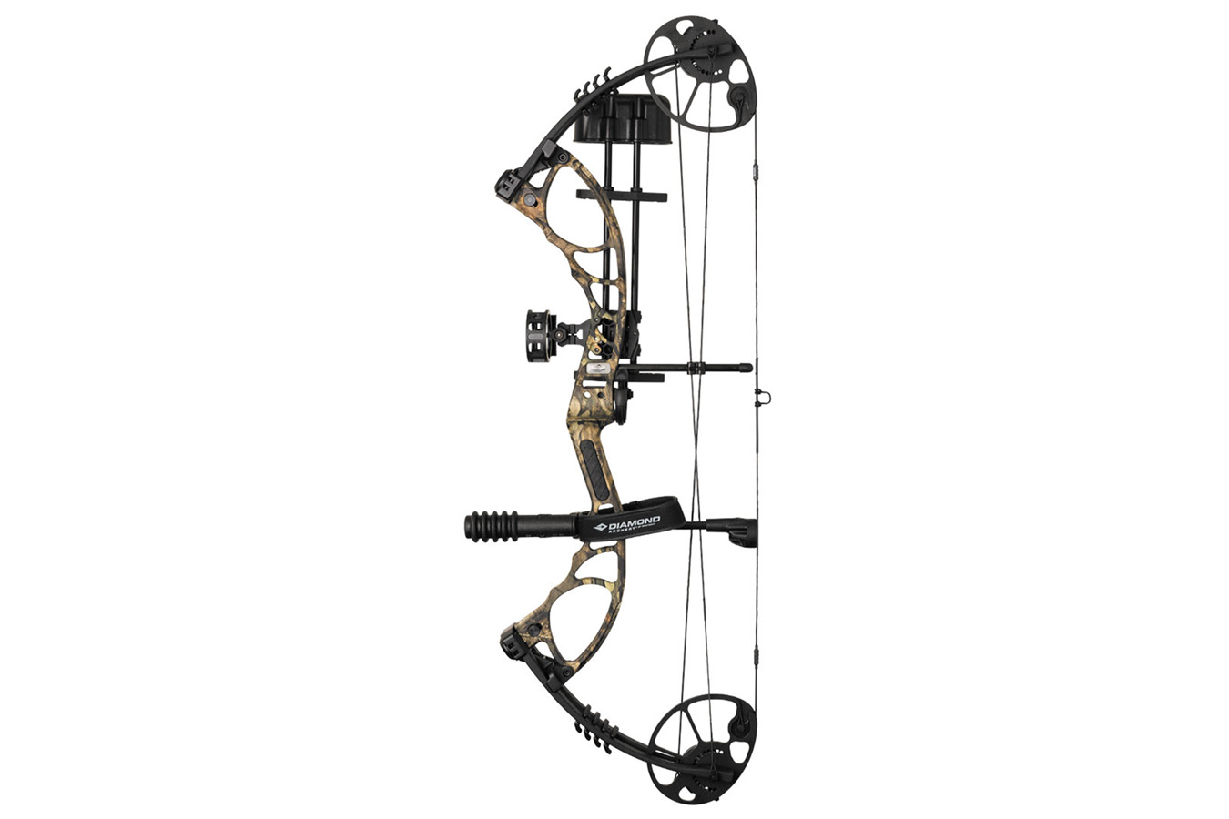 Diamond Archery Edge XT Left Hand Compound Bow Package Mossy Oak Break ...