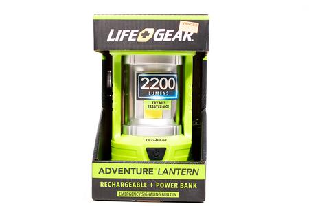 LIFEGEAR ADVENTURE LANTERN 2200 LUMEN