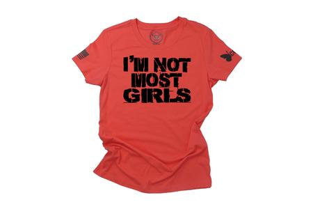 NOT MOST GIRLS S/S TEE PLUS