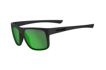 SWICK SUNGLASSES WITH BLACKOUT FRAME AND SMOKE GREEN LENSES