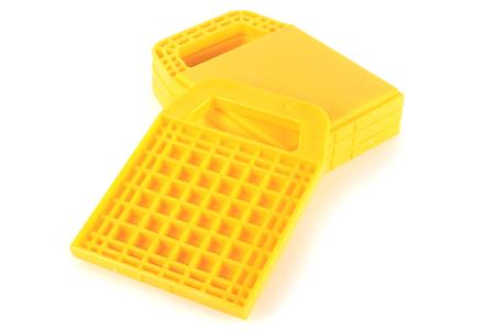 STABILIZER JACK PAD, STANDARD (6.2`X6.2`PAD), 4PK YELLOW