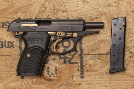 THUNDER 380 .380 ACP POLICE TRADE-IN PISTOL WITH GOLD ACCENTS