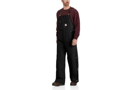 LOOSE FIT WASHED DUCK INSULATED BIB OVERALL