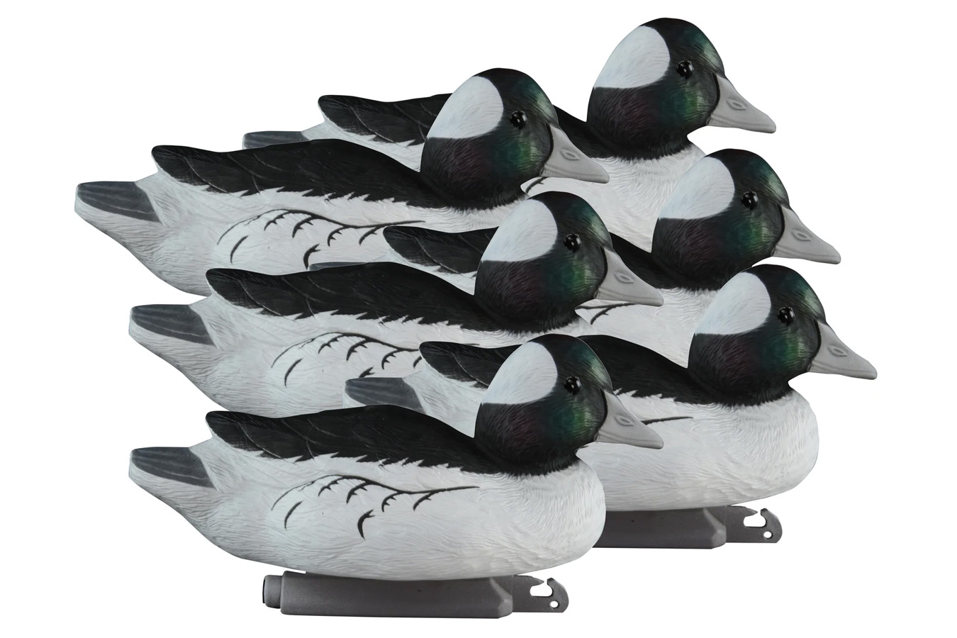 STANDARD BUFFLEHEAD, FOAM FILLED, DRAKES (6PK)