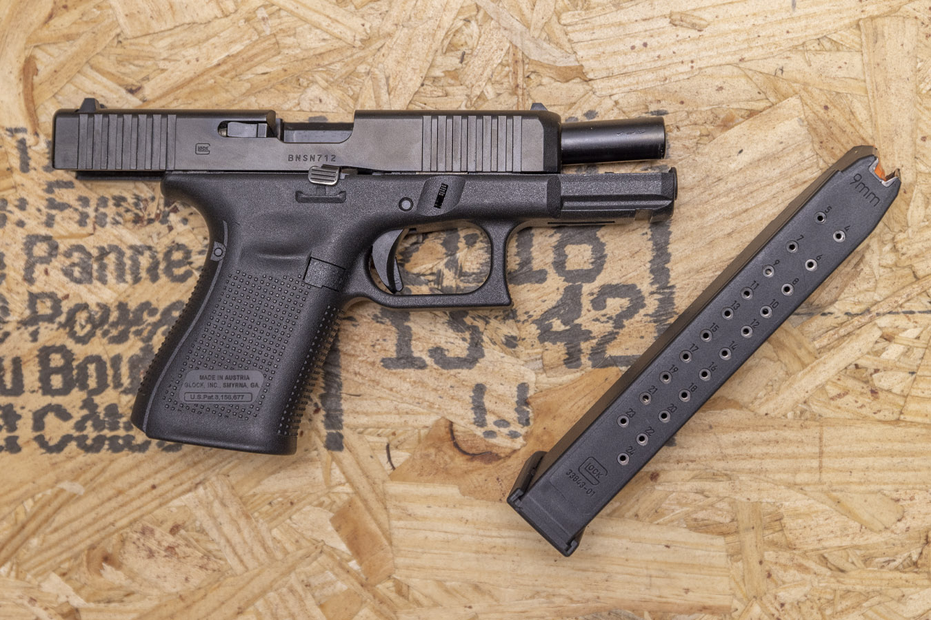 19 GEN5 9MM POLICE TRADE-IN PISTOL (VERY GOOD)