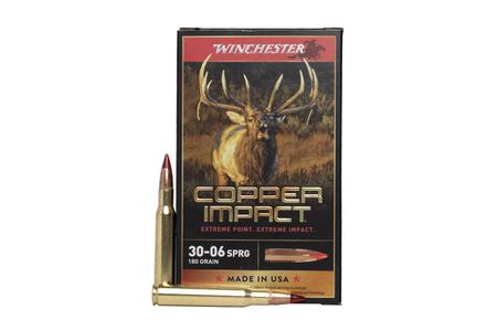 Winchester 30-06 Springfield 180 Gr Extreme Point Copper Impact 20/Box