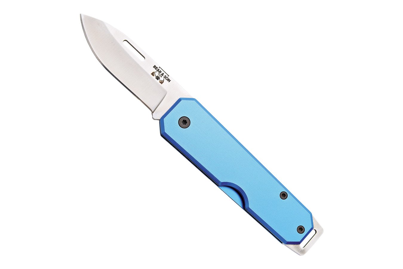 Bear Cutlery S110 Folding Blade Knife - Blue