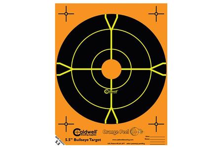 CALDWELL ORANGE PEEL 12 INCH BULLSEYE, 5 SHEETS