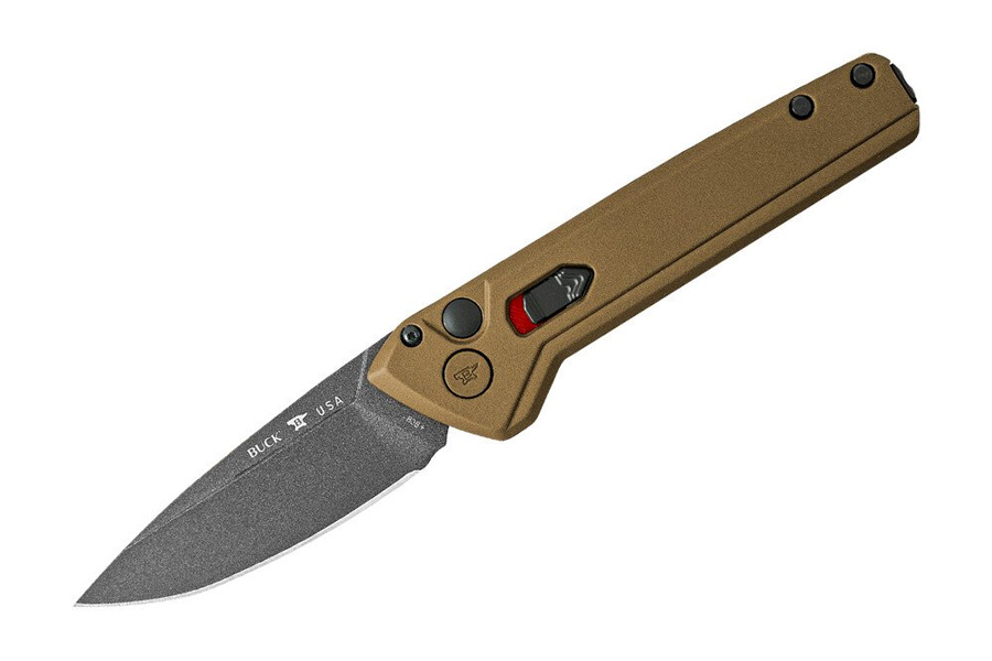 Buck Knives Deploy Auto-Open Knife - Burnt Bronze