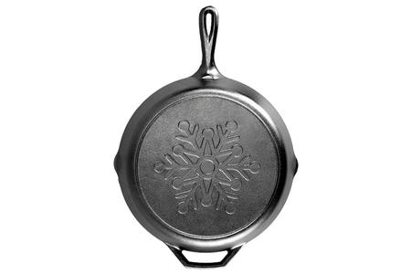 12 INCH CAST IRON SNOWFLAKE SKILLET