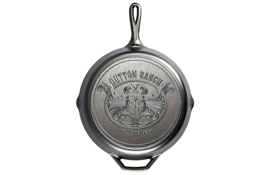 Lodge Cookware Yellowstone 12 Inch Cast Iron Steer Skillet