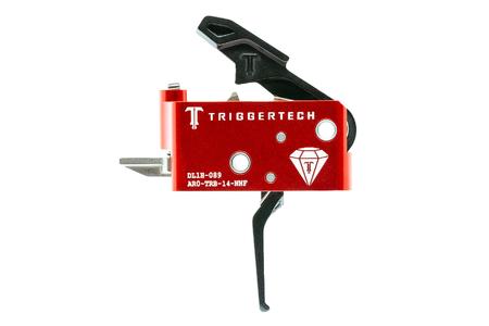 TRIGGERTECH DIAMOND AR FLAT 1.5-4LB  FLAT RED