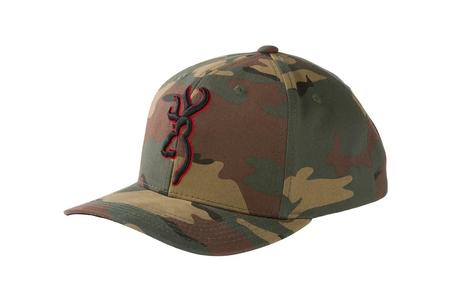 CAP, WOODLAND RED