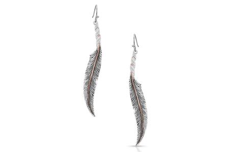 WIND DANCER WRAPPED FEATHER EARRINGS