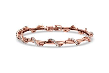 TWISTING ROSE GOLD BRACELET