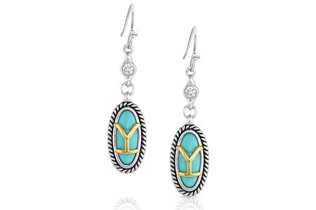 YELLOWSTONE TURQUOISE EARRINGS