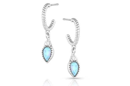 PETITE CHARM OPAL EARRINGS