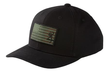 CAP,WOODLAND FLAG BLACK