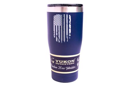 YUKON OUTFITTERS YUKON 20OZ TUMBLER VERTICAL US FLAG