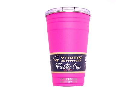 YUKON 20OZ FIESTA CUP SHOCKING PINK