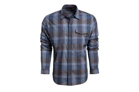 MENS TRAIL CALL TECH FLANNEL LS SHIRT