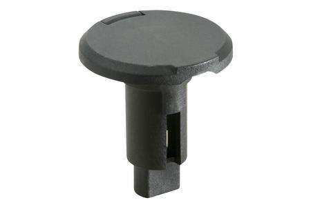 LIGHTARMOR STRAIGHT POLE PLUG-IN BASE, 2 PIN, BLACK