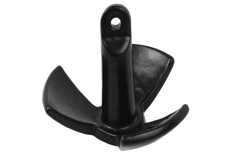 18LB LARGE EYE CAST IRON, BLACK PVC-COATED ANCHOR