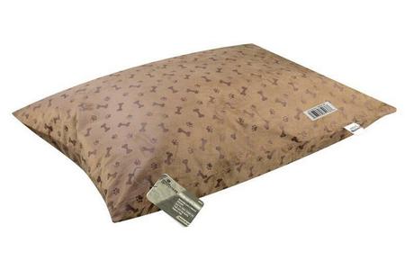 30` X 40` PAWS AND BONES DOG BED BROWN