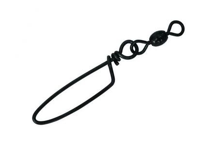 BLACK CRANE SWIVEL WTIH COASTLOCK SNAP, SIZE 1