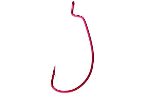 RED EXTRA WIDE GAP WORM HOOK