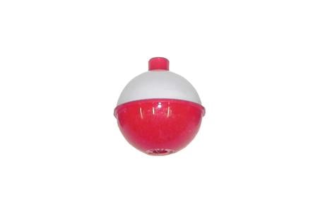 BEST RED WHITE ROUND PLASTIC FLOATS 2 INCH 12PK