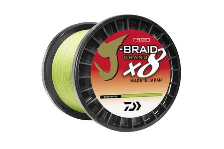 J-BRAID GRAND X8, FILLER SPOOL, CHARTREUSE