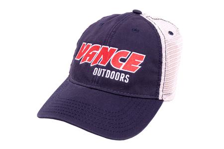 VANCE OUTDOORS EZA NAVY PRIMARY LOGO HAT