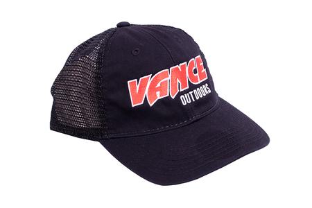 VANCE OUTDOORS EZA ALL BLACK PRIMARY LOGO HAT