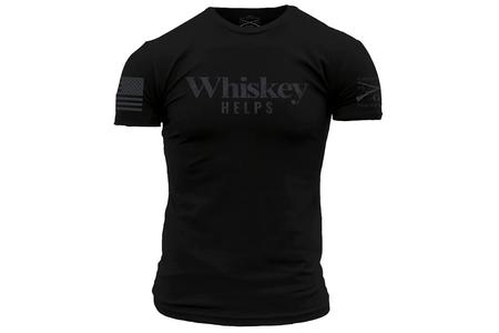 WHISKEY HELPS SS TEE