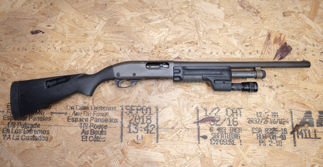 Remington 870 Police Magnum 12 Gauge Police Trade-In Shotgun with Synthetic Stock