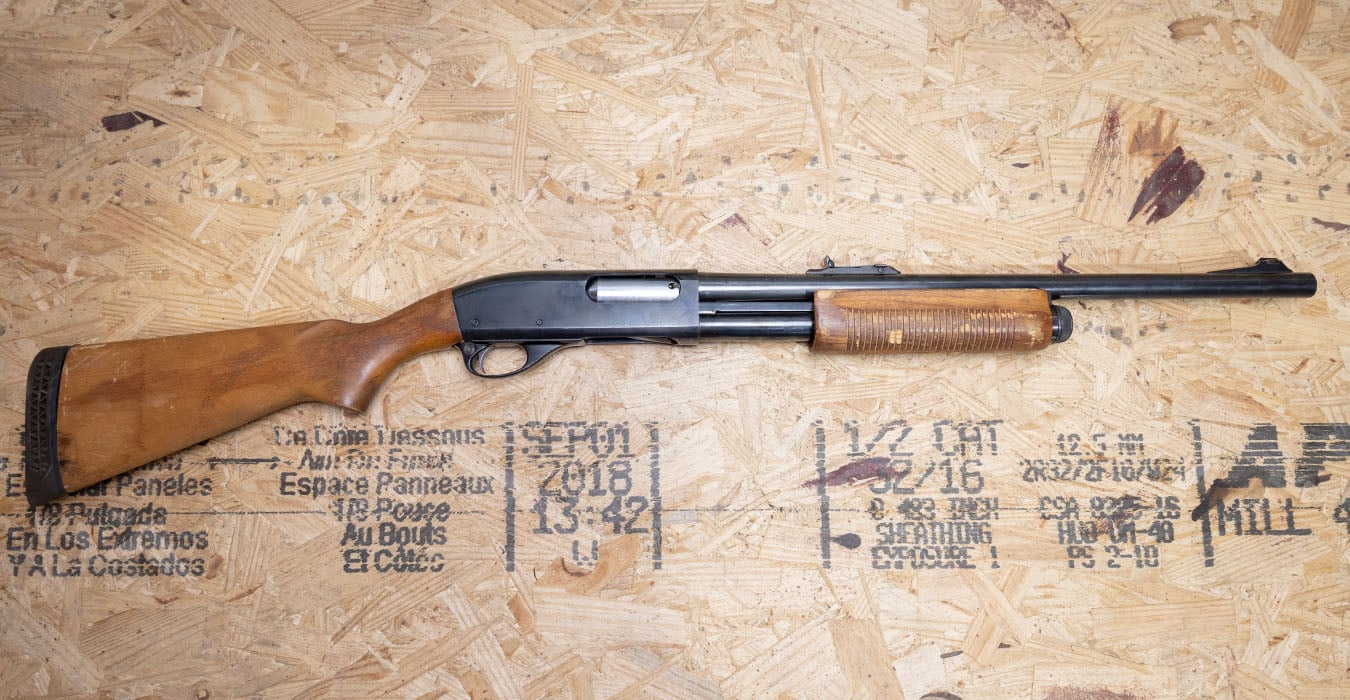 Remington 870 Wingmaster 12 Gauge Police Trade-In Shotgun with Rifle Sights