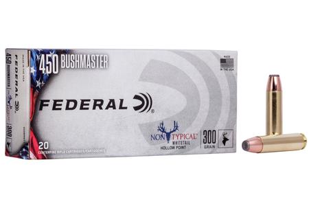 450 BUSHMASTER 300 GR NON TYPICAL SOFT POINT