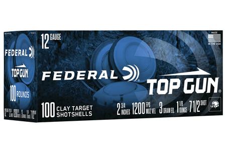 Federal 12 Gauge 2 3/4 in 1 1/8 oz 7.5 Shot Lead Shotshell Top Gun Target 100/Box