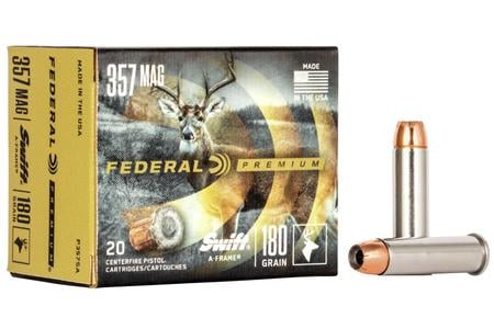 Federal 357 Mag 180 gr Swift A-Frame Vital-Shok 20/Box