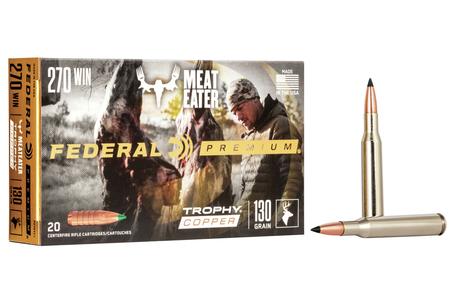 Federal 270 Win 130 gr Trophy Copper Vital-Shok 20/Box