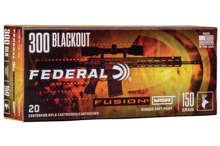 Federal 300 Blackout 150 Gr Fusion MSR Soft Point 20/Box