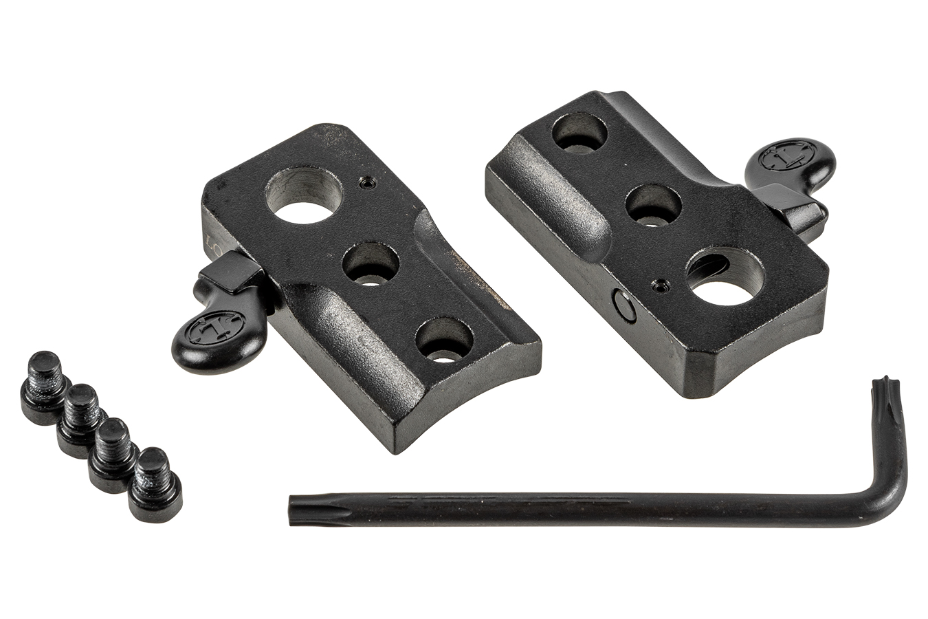 Leupold Quick Release Base Set Matte Black Steel