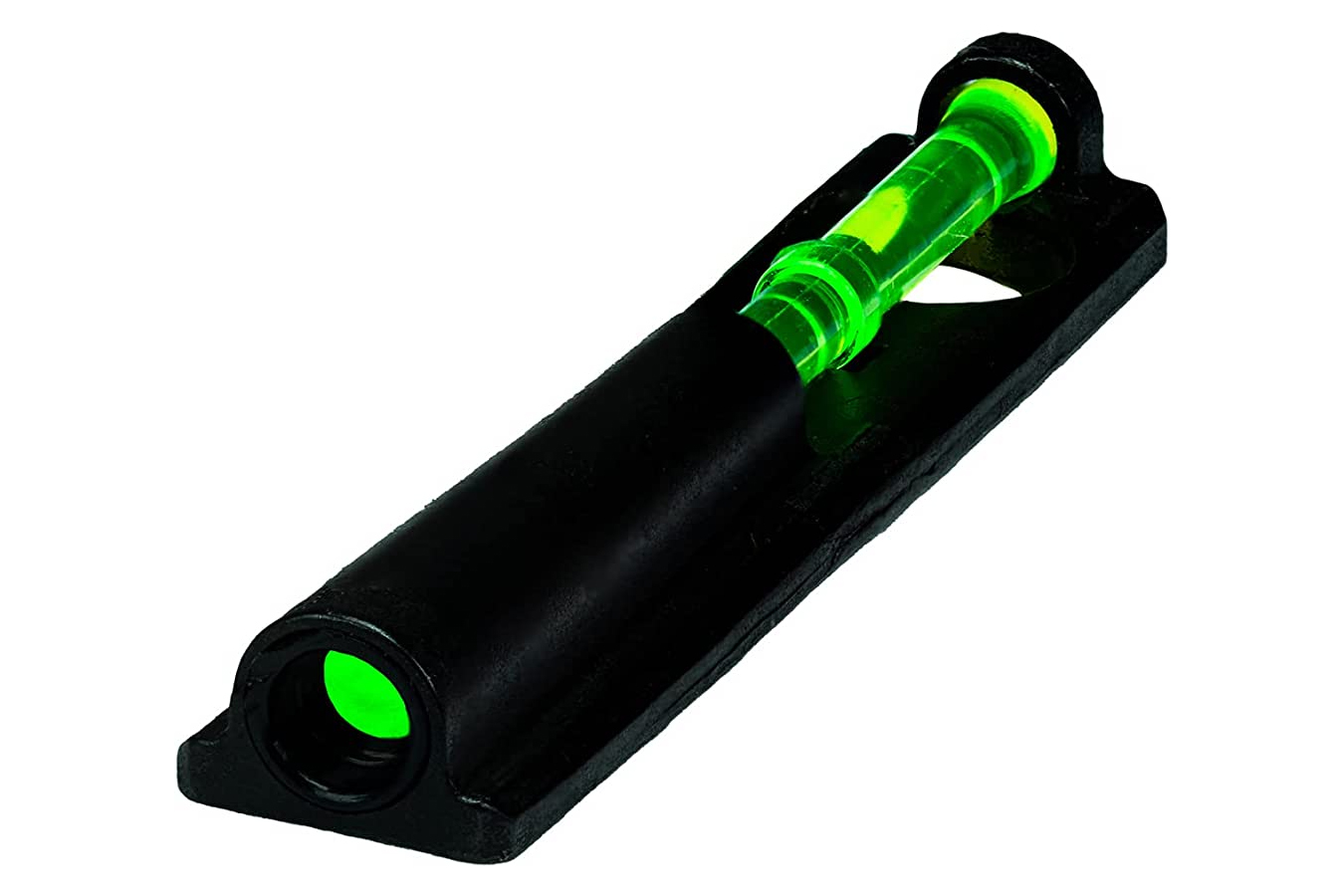 Hi Viz Magni-Comp Front Sight Green, Red LitePipes Black for Shotgun